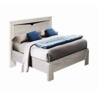 Кровать 33.07 Лючия 900 с настилом бетон пайн белый/венге Кровать 33.07 Лючия 900 с настилом бетон пайн белый/венге