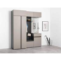 Сидней прихожая комплект 3 Антрацит / Капучино