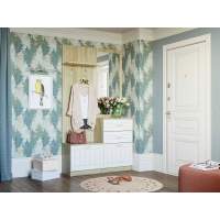 Прихожая Оливия-4 Дуб Сонома/белое дерево