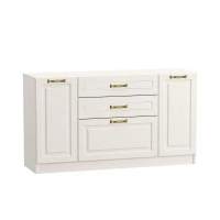 Ливерпуль Комод Белый/Ясень ваниль