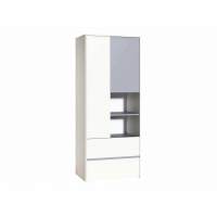 Торонто шкаф для одежды 13.333 Белый/Серый