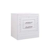 ГЕРТРУДА М5 тумба прикроватная белая лиственница/ясень жемчужный