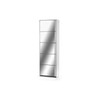 Обувница Комфорт К-5S с зеркалом белый