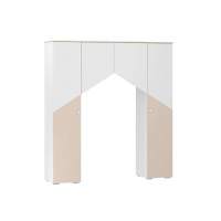 НМ 041.45 шкаф комбинированный Банни белый/дуб сонома/бисквит