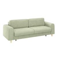 Диван-кровать Шелдон / букле Лайк светло-оливковый 690