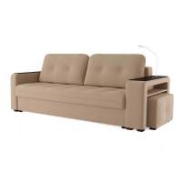 Диван Smart 4 пуф справа Б3-3Т-Б4 СК Велюр Velutto 05