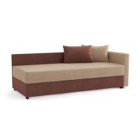 Диван-кровать Мальта М жаккард тесла крем/шоколад