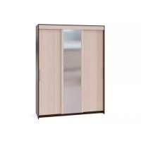 Шкаф-купе Контур ШР-186.31 с зеркалом Венге / Беленый дуб