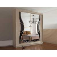 Оскар 11-2 Шкаф-Купе Ясень Шимо светлый