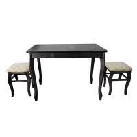 Обеденная группа СО-2/Т-2 черный/бежевый