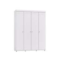 Шкаф 4-х дверный Италия ИТ-59 белое дерево