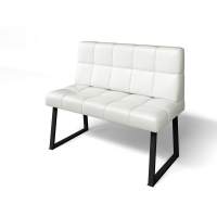 Кухонный диван Реал МД 1100 Милк/Черный муар