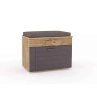 НМ 040.63 Тумба для обуви Livorno /дуб бунратти / софт графит