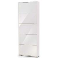 Обувница VIVA 5 Белый/Зеркало