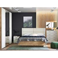 Спальня Livorno 1 дуб бунратти / софт панакота