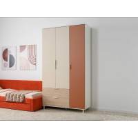 Марвэл Шкаф 16.317.03 Белый PE шагрень / Плэйн / Безмолвная Пустыня