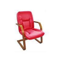 Кресло Танго 2ДС светлый орех/красный