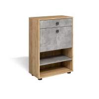 Тумба для обуви Мини-Лайт МЛ-4 дуб крафт/ателье