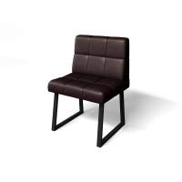 Кухонный диван Реал МД 660 Умбер/Черный муар