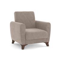 Кресло для отдыха Эдвин велюр прага капучино