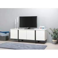 Квадро Тумба под ТВ 13.276 Белый РЕ шагрень/черный Квадро Тумба под ТВ 13.276 Белый РЕ шагрень/черный