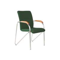 Стул Самба хром/ к/з зеленый