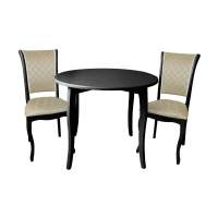 Обеденная группа СО-31/С-6 черный/бежевый