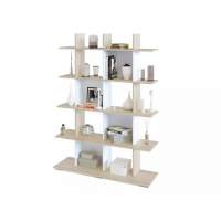 Стеллаж СТ-5 дуб сонома/белый