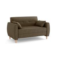 Диван-кровать Хэппи М велюр велутто коричневый 23