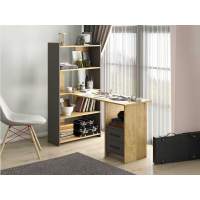 Бруно Стол школьника Дуб Вотан / Серый графит Бруно Стол школьника Дуб Вотан / Серый графит