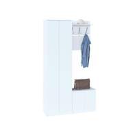 Прихожая ВШ-4 + ТП-11 + ШО-4 Белый Прихожая ВШ-4 + ТП-11 + ШО-4 Белый