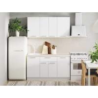 Кухня Борги комплект 1 Белый / Белый