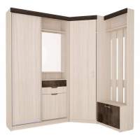 Прихожая Ева 2 комплект 4 Туя светлая/Таксония темная Прихожая Ева 2 комплект 4 Туя светлая/Таксония темная