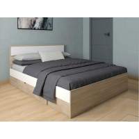 NEXT 73 Кровать двуспальная с ящиком 1600 Белый / Дуб Сонома NEXT 73 Кровать двуспальная с ящиком 1600 Белый / Дуб Сонома