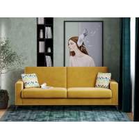 Диван-кровать Алекс 3Т модель 047 Геометрия 69/Ультра Мустард