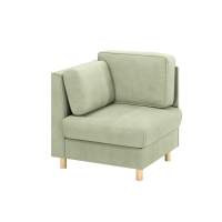 Кресло Шелдон / букле Лайк светло-оливковый 690