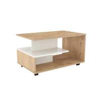 НМ 011.41 Стол журнальный Bora-Bora Дуб бунратти/белый