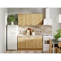 Кухня Борги комплект 1 Белый / Дуб Крафт золотой