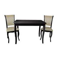 Обеденная группа СО-32/С-6 черный/бежевый