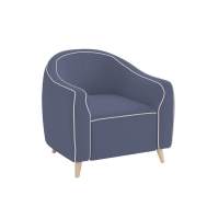 Кресло Лона / велюр киото нэви/велюр киото сильвер