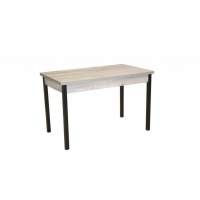 Стол обеденный Бродвей Бетон темный / черный