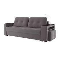 Диван Smart 4 пуф справа Б3-3Т-Б4 СК Велюр Velutto 19