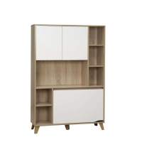 Шкаф для посуды 57.03 Аданте дуб сонома / белый