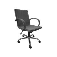 Кресло Барбара New 2Х к/з серый