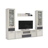 Гостиная Лиана 2 Ясень анкор светлый/Графит