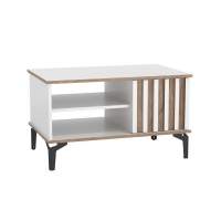 Стол журнальный 51.08 Либерти опора h=150мм Белый / Дуб Каньон