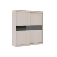 Сити 11-1 шкаф Белая Аляска / Черный