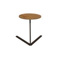 Стол приставной 42.47 Сеул Дуб Вотан/металл черный