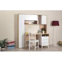 Комфорт Стол компьютерный 12.95 дуб сонома/белый