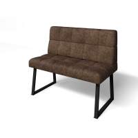 Кухонный диван Реал МД 1100 Коньяк/Черный муар в гостиную